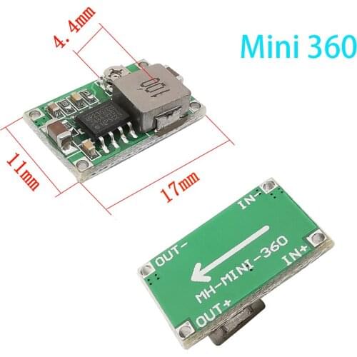 1/2/5pcs Mini360 DC-DC HM Buck Converter Step Down Power Supply Module, Voltage Regulator For Flight Control Car