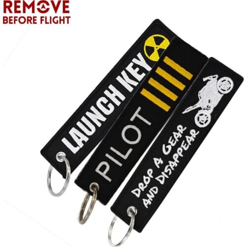 3PCS/SET Mix Motorcycle Keychain for Cars llaveros Pilot Key Ring Black Embroidery Key Fobs OEM Car Chaveiro Para Carro Bijoux