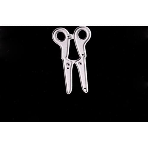 ABOOM New 1PC Scissors Shape Metal Dies Cutting Stencils For DIY Home Decoration Scrapbooking Card Making Metal Die Cut