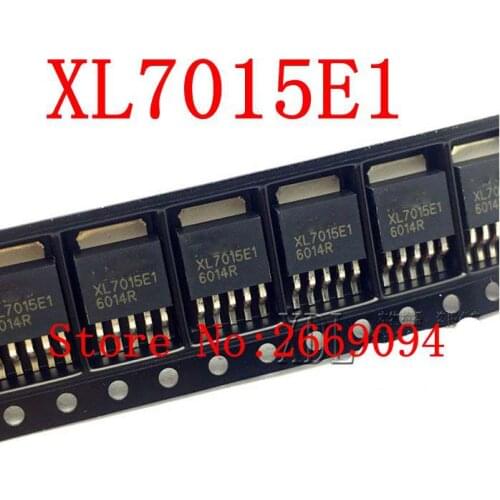 Free shipping 50PCS / 100PCS XL7015E1 T0252-5L 0.8A 150KHZ 80V Step-Down DC-DC converter original authentic