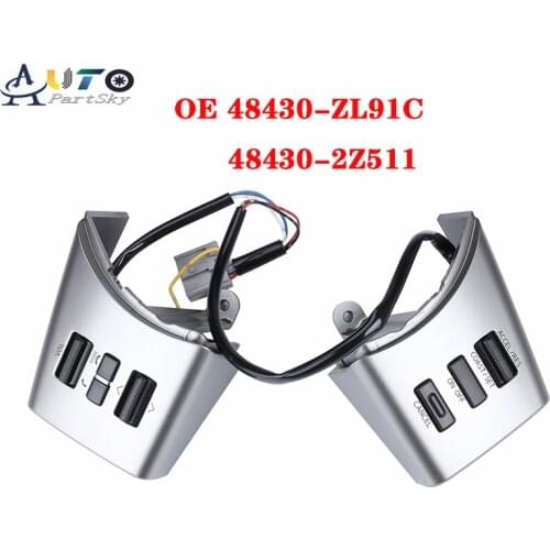 Original New 48430-ZL91C 48430-2Z511 Steering Wheel Controls Volume Cruise Switch Buttons For Nissan Frontier Xterra Pathfinder