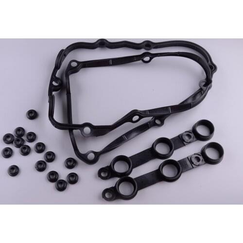 Car Valve Cover Gasket With Seals Set Fit for BMW X3 E83 E53 3 5 7 Series E46 E39 E60 E65 E66 E67 Z3 Z4 E36 E85 11120030496