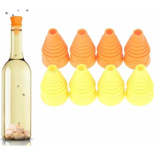 Fly Insect Trap Funnel Shape Wasp Fly Fruit Fly Silicone Detergent Insect Trap
