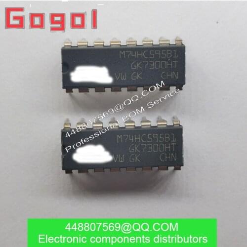 M74HC595B1 M74HC595B1R 74HC595 10unids/lote 100% Original