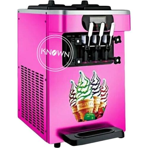 18L/H table top type ice cream soft serve taylor ice cream machine with 3 flavors