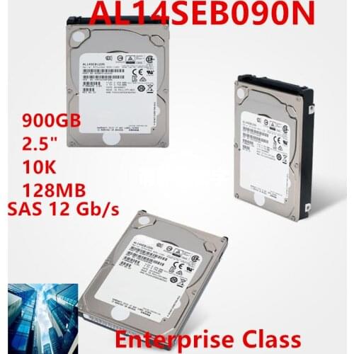 New HDD For Toshiba Brand 900GB 2.5" SAS 12 Gb/s 128MB 10500RPM For Internal HDD For Enterprise Class HDD For AL14SEB090N
