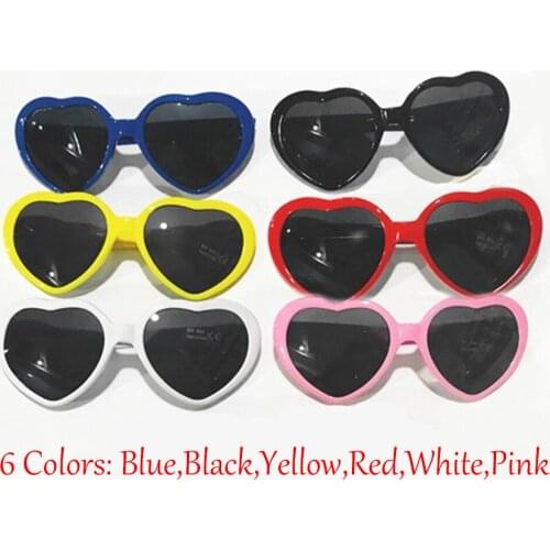 Heart Shaped Love Effects Glasses Watch The Lights Change Heart Diffraction Glasses At Night Love Lights Unisex New Gifts
