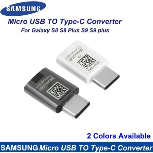 Samsung Micro USB to Type-C Converter Adapter Original Type-c Cable Fast Charger Original Samsung Galaxy S8 S9 S8 Plus Note8 9