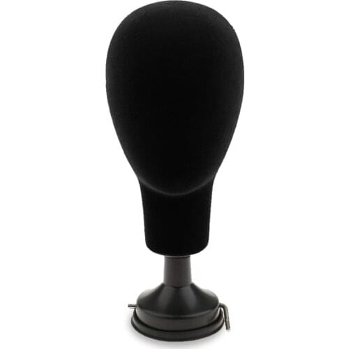 37cm Base Plate Styrofoam Mannequin Head Model Wigs Caps Glasses Display Stand Holder