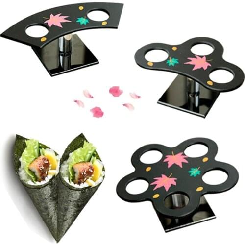 Acrylic Stand Black Rack Display Rack Sushi Frame Multihole Cutlery Sushi Frame Applique Cuisine Sushi Tray Ice Cream Stand 1pcs