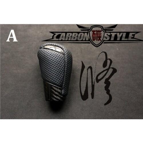 Fit for Mazda ATENZA AXELA CX5 CX7 carbon fiber shift knob gear lever gear head handball