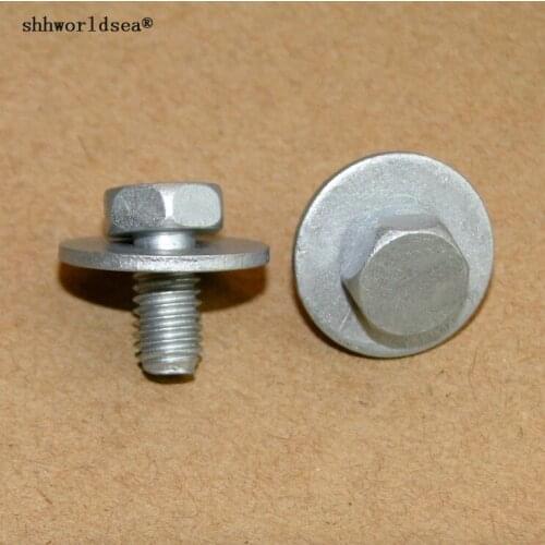Shhworldsea auto metal clips Hexagon head bolts with pads, front and rear window regulators, exhaust manifolds, front fenders