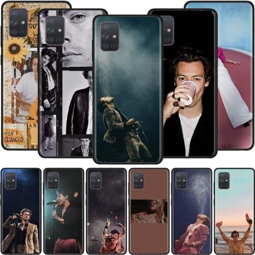 Fine Line Harry Styles Case for Samsung Galaxy A50 A70 A70s A50s A40 A30 A20e A20s A10e A10 Black Soft Phone Coque Bags