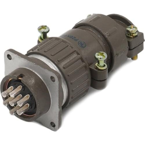 ZHQCN P28K14Q/P28J14A Soldering Female Plug Male Socket Waterproof M28 Waterproof 7 Pin Connector Multiple Power Signal Adapter