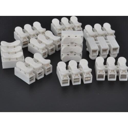 10pcs 3 pin push quick-connect Terminal Wiring connectors