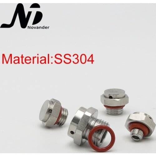 10 pcs Waterproof Metal Screw Vent Plug SS304 M5/M6/M8/M10/M12/M15/M16/M20 Stainless Steel Breathable Screw Vent Valve