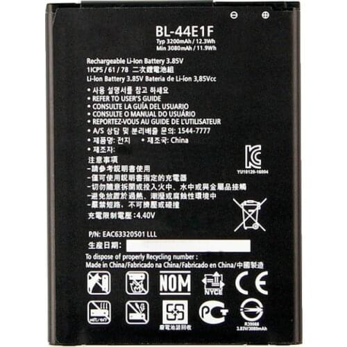 1x 3200mAh BL-44E1F / BL44E1F Replacement battery For LG V20 H990 F800 VS995 US996 LS995 LS997 H990DS H910 H918
