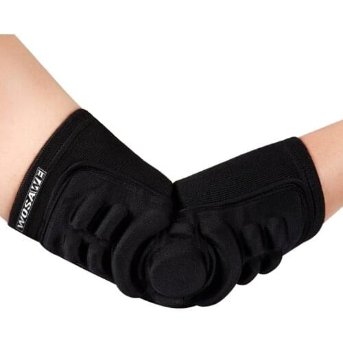 2pcs Sports Arm Sleeve Athletic Sports Compression Sleeves Elbow Pads Black