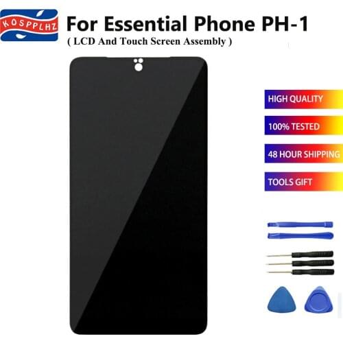 5.71" For Essential Phone PH-1 PH1 LCD Display + Touch Screen 100% Tested Digitizer Assembly Replacement MSM8998 LCD Screen Tool