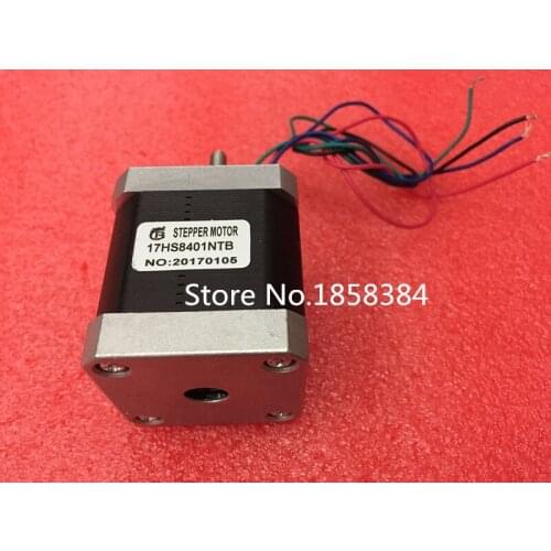 Free shipping 1 PCS / lot 4-lead Nema 17 Stepper Motor 42 motor 17HS8401 1.8A CE ROSH ISO CNC Laser Grind Foam Plasma Cut