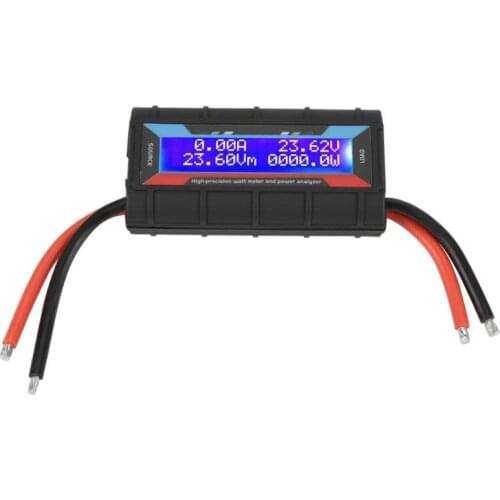 4.8V~60V 130A Digital LCD Watt meter Tester Voltage Meter High Accuracy Watt Meters Voltage Amp Meter Power Analyzer Wholesale