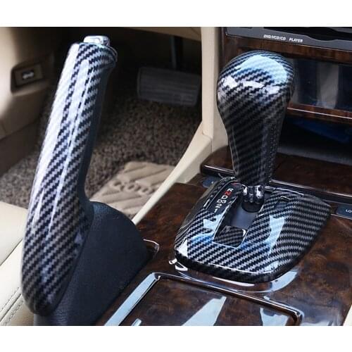 For Honda Accord 2008-2012 1PCS ABS Interior Car Handbrake Handle Gear Shift Knob Sticker Panel Cover Trim Moldings Car Styling