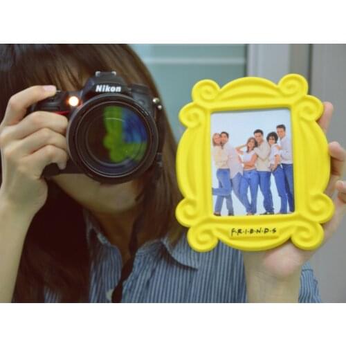 Friends tv show central perk monicas yellow frame mini photo frame