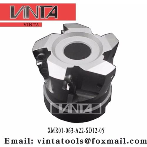 Free shipping XMR01-063-A22-SD12-05 Indexable Milling cutter matched SDMT1204-DM carbide insert
