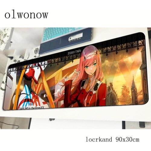 Darling in the franxx mousepad 900x300x2mm HD pattern gaming mouse pad gamer mat cool new game computer desk padmouse play mats