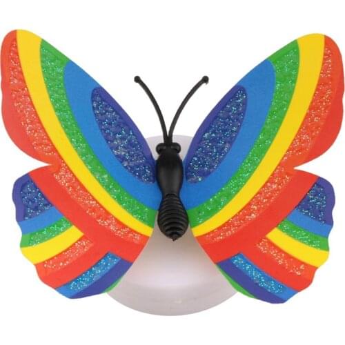 Creative Cute 3D Butterfly LED Light Color Changing Night Light Home Room Desk Wall Decor For Bedroom Living Room