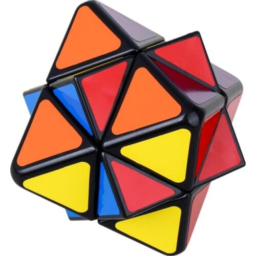 Lanlan Magic Star Speed Magic Cube Puzzle Game 4 Axis 8 Sided Magic Star Educational Toys for Kids Children Baby Cubo Magico