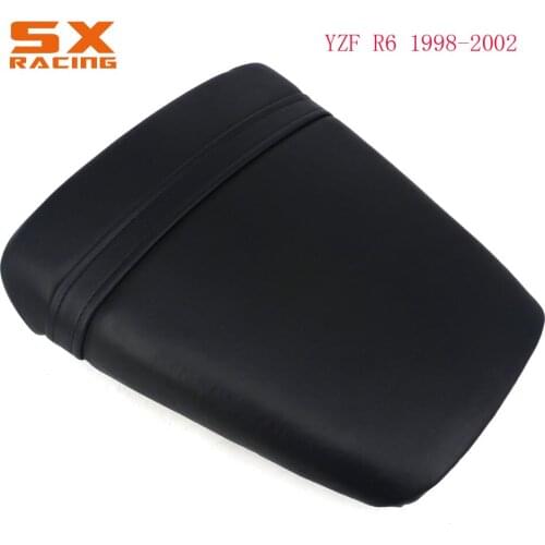 Motorcycle Black Passenger Rear Pillion Seat For YAMAHA YZFR6 YZF-R6 YZF R6 1998-2002 2006-2016 Street Bike Motorbike
