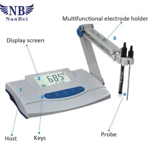 Low cost water testing kit on aquarium ph meter