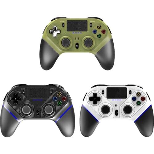 New Gamepad For PS4 Pro Slim Controller For PS3 PC Wireless Joystick For Android iOS Game Handle