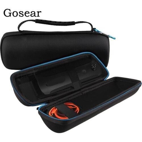 Gosear Portable Protective Travel Carrying EVA Storage Hard Bag Case Anti-shock Cover Pouch for JBL Flip 4 Speaker Accessories