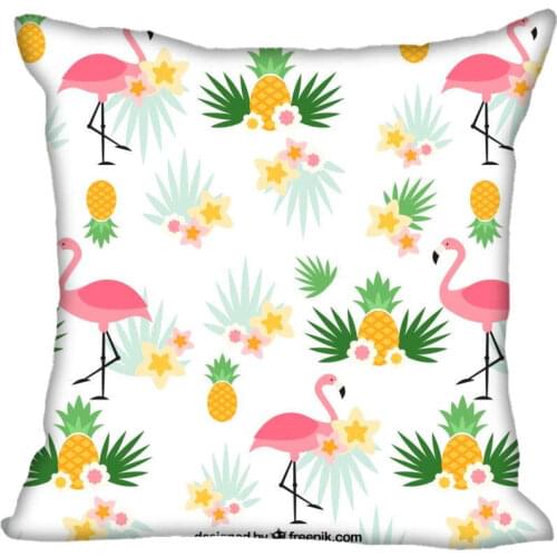 Hot Sale Custom Flamingo Pillowcase 40x40cm 45x45cm 60x60cm(Two Sides) dakimakura Home Hot Pillow Cases