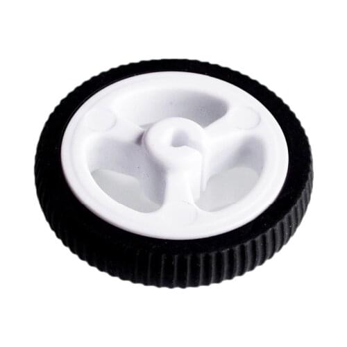 4pcs/lot D-hole Rubber Wheel Suitable for N20 Motor D Shaft Tire Car Robot DIY Toys Parts Diy Wheeled Robotic Car Chassis