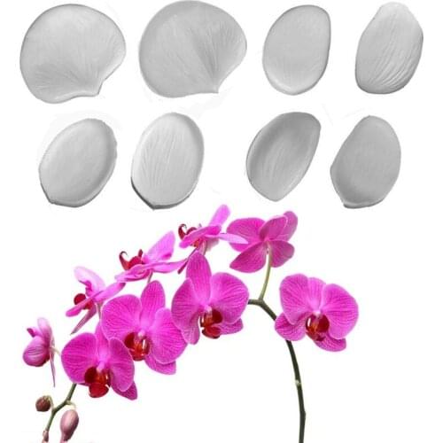 Phalaenopsis Petals Silicone Mold Fondant Mould Cake Decor Tools Chocolate, Gumpaste Mold, Sugarcraft ,Kitchen Gadgets
