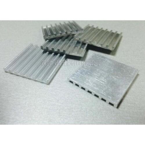 Free ship 200PCS Ultra-thin electronic radiator 30*3*30mm chip module SMD aluminum fin heat conduction block Custom Heatsink