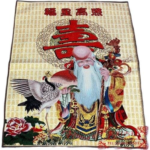 Tangka portrait paintings hung Kam cloth painting Home Furnishing like Thangka born under a lucky star