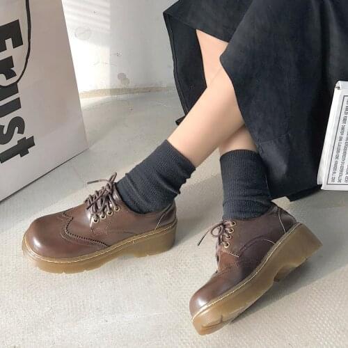 Lolita shoes Black High Heels Shoes Women Pumps Fashion Patent Leather Platform Shoes Round Toe Mary Shoes Mujer 2021