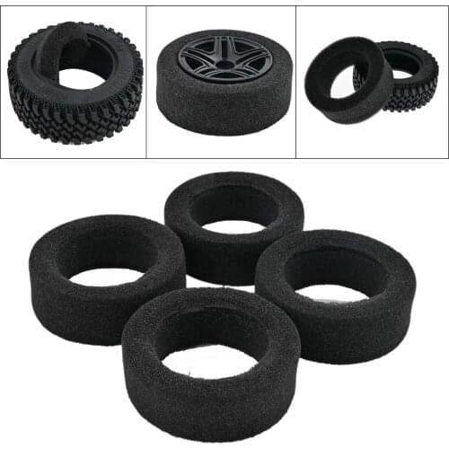 4pcs RC Wheel Tyre Tires Foam Insert for MN86K MN86KS MN86 1:12 RC Car Replacement Parts