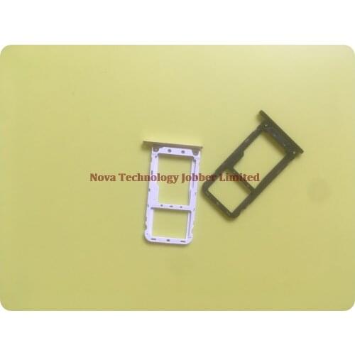 Wyieno 10Pcs/Lot A1 SIM Card Tray Holder Slot Repair Parts For Xiaomi For Mi 5X SD Tray Adapter Socket + Tracking