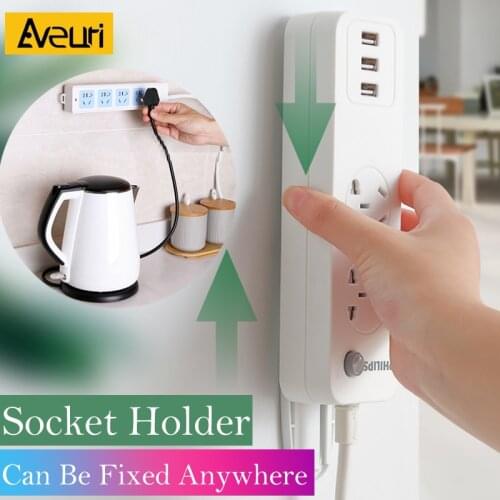 2Pcs Self-adhesive Wireless Wifi Router Holder Wall Cable Storage Holder Wire Management Socket fixed Storage Tidy Cable manager