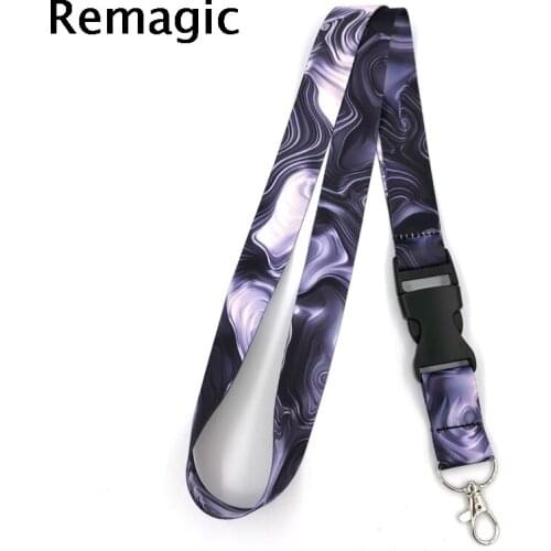 20pcs Watercolor Artistic wave pattern Classical Style Lanyard For keys The 90s Phone Working Badge Holder Neck Straps Phone
