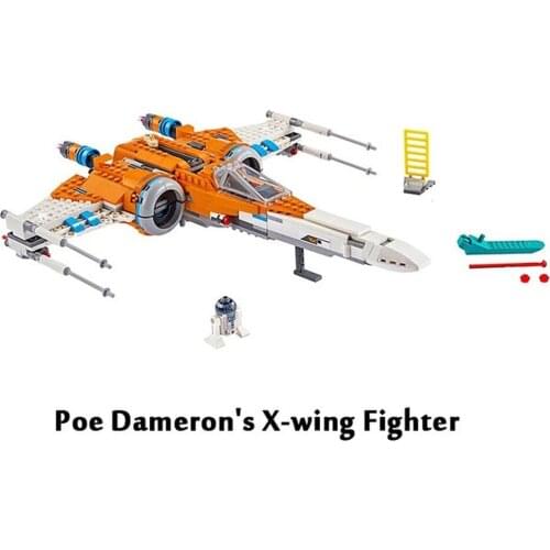 2021 761 PCS 60019 Poe Damerons X-wing Fighter Building Blocks Compatible 75273 Toys Bricks Christmas Gift