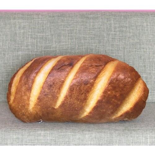 3D Simulation Food Hamburger Chair Pillow Back Seat Siesta Cushion Funny Butter Biscuit Bread Plush Toy