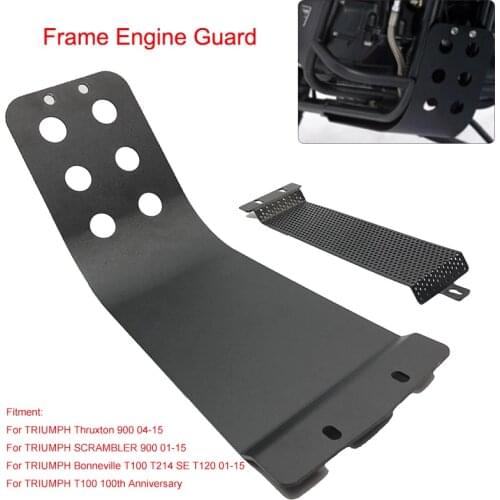 For Triumph Thruxton 900,SCRAMBLER 900,Bonneville T100 T214 SE T120,T100 100th Anniversary Engine Guard Cover Base Skid Plate