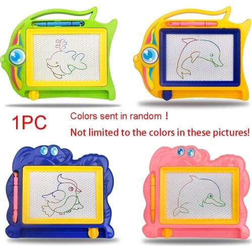 Erasable Drawing Graffiti Board Toy Children Cartoon Magic Writer Magnetic Drawing Scribbling Board Childrens Toy B1074