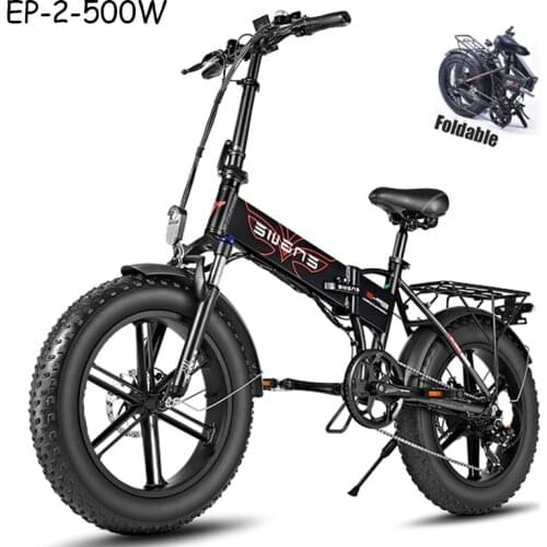 EU Stock) Electric bike 48V12.5A 20*4.0 fat Tire Snow e Bike Aluminum 500W Powerful electric Bicycle 39KM/H Mountain/snow ebike